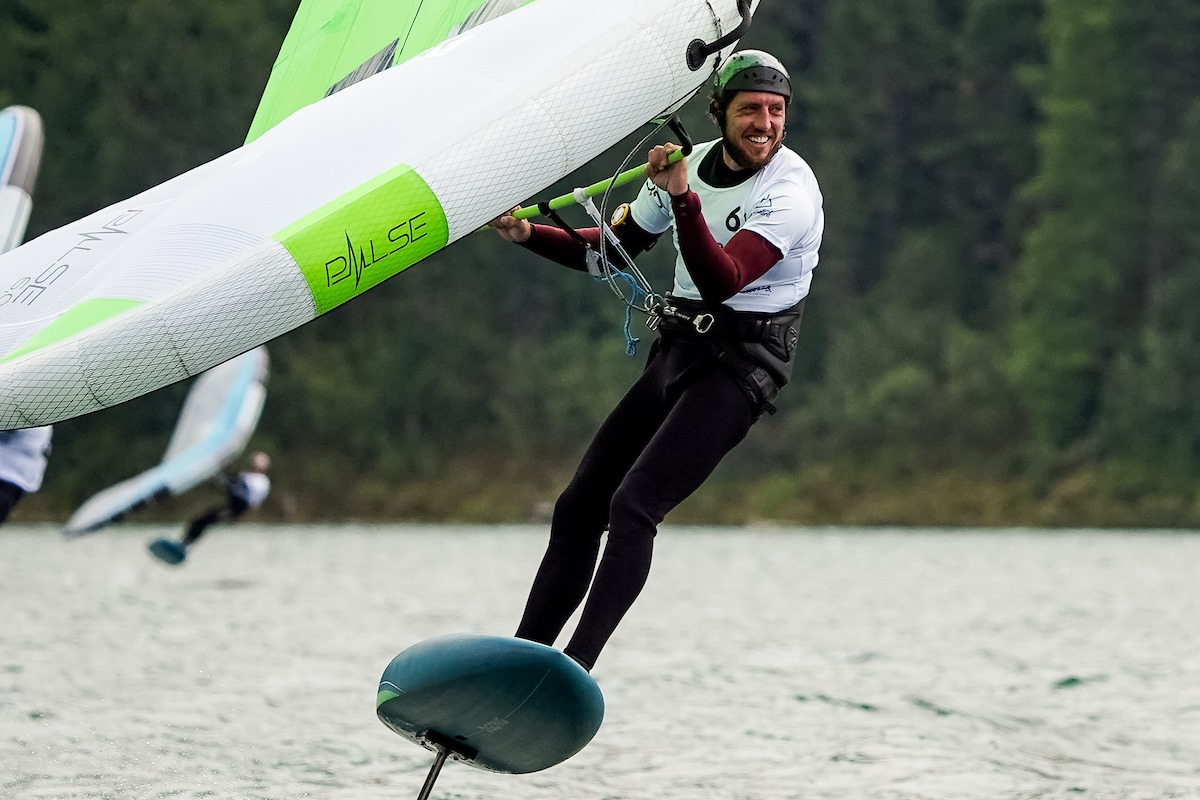 A happy Bastien Escofet continues his marathon success