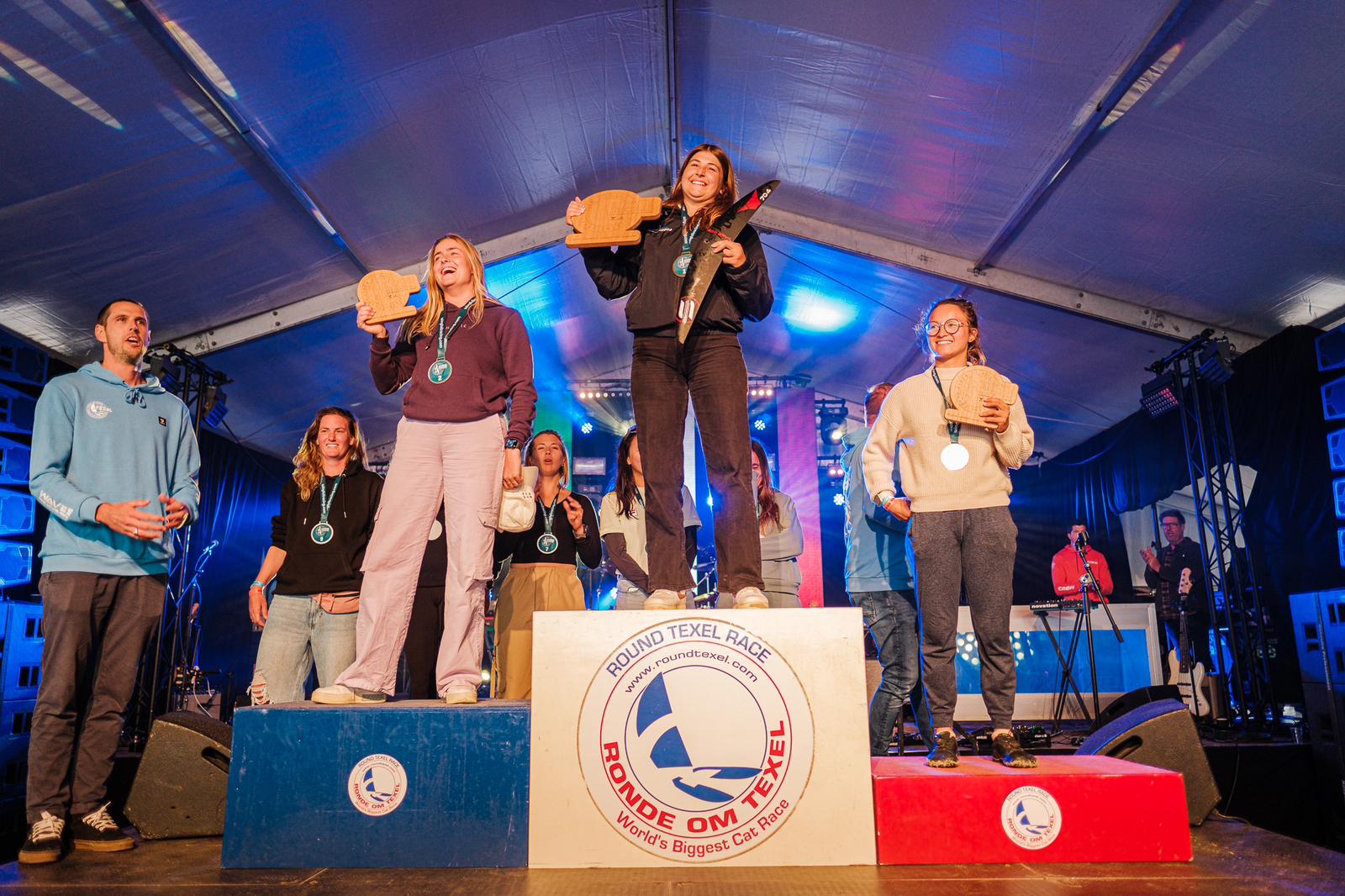 podium women