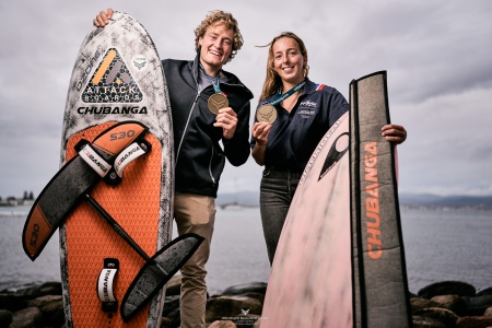 Manowiecki and Pianazza, a new generation of wingfoil racers